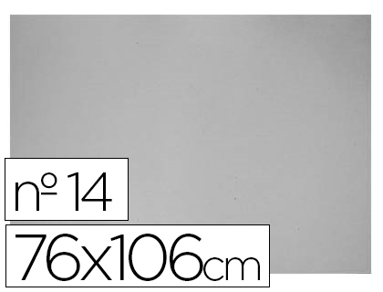 Cartão Cinza 760X1060 mm, de 1,4 mm