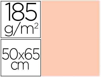 Cartolina Guarro 185 Gr 50X65 cm Carne