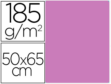 Cartolina Guarro 185 Gr 50X65 cm Malva