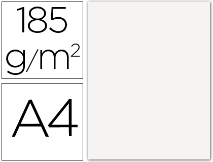 Cartolina Guarro A4 Branco 185 Gr (50 Folhas)