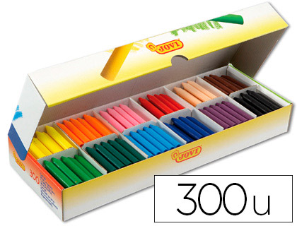 Lápis de Cera Jovicolor c/ 300 Unidades Cores Sortidas