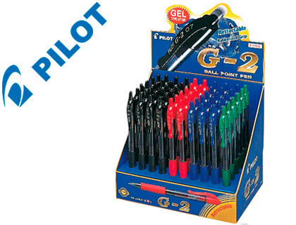 Caneta Pilot G - 2 Pixie Gel - Retractil - Expositor 60Un