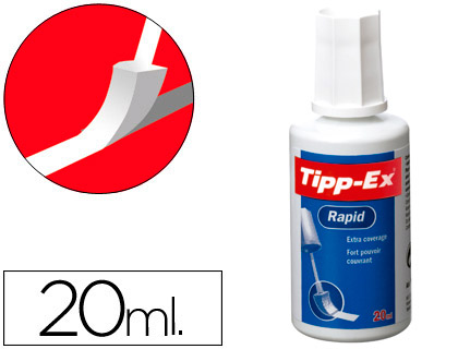 Corretor de Pincel Tipp-Ex De 20 ml c/ Secagem Rapida