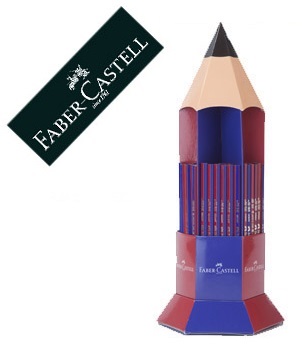 Lápis de Grafite Faber EcoLápis Janus 2160 Bicolor Expositor 120