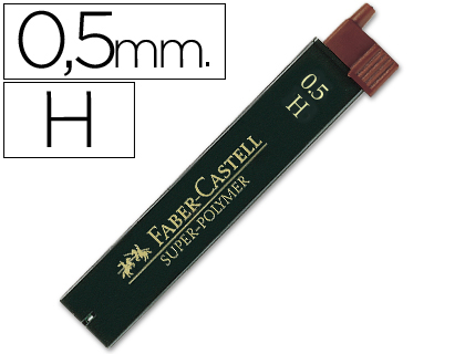 Minas Faber - Castell Grafite 9065 0,5mm H Tubo 12 Minas