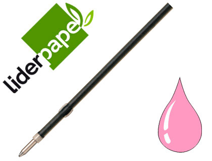 Recarga Esferografica Gummy Touch Retratil 1,0 mm Tinta Rosa Embalagem 10 Unidades