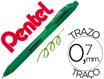 Roller Pentel Energel Bl107 0.7mm Verde