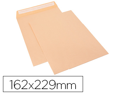 Envelope Sam Bolsa Celulosa Chamoix 85g Tira de Silicone 162X229mm Tira Silicone (250 Unidades)