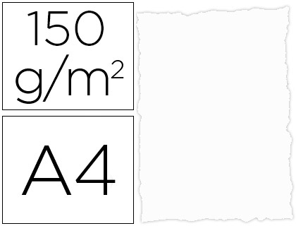Papel Pergaminho Michel Din A4 Troquelado 150 Gr Cor Parchment Branco (25 Folhas)