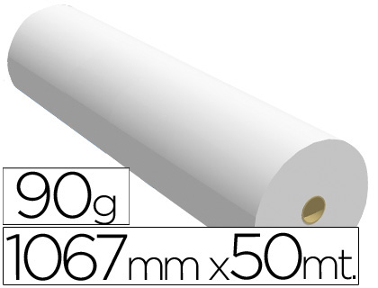 Papel Reprografia Navigator p/ Plotter Quality Bobina 1067X50Mt 90 Gr