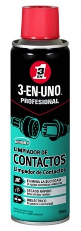 Spray Limpa Contactos (250ml) - 3-EN-UNO