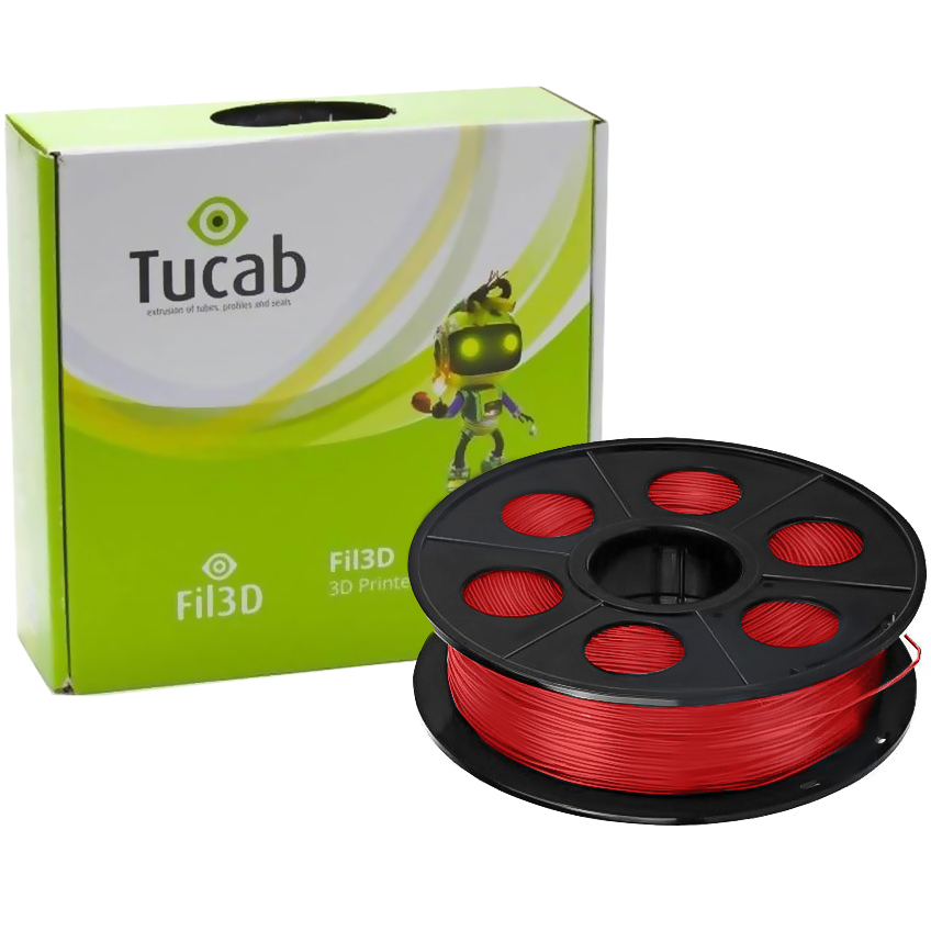 Filamento de Impress?o 3D em PLA 4032D 175mm 1Kg (Vermelho) - TUCAB