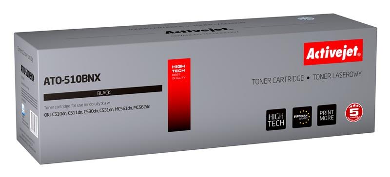 Toner ATO - 510BNX Compatível Oki (Preto) - ACTIVEJET