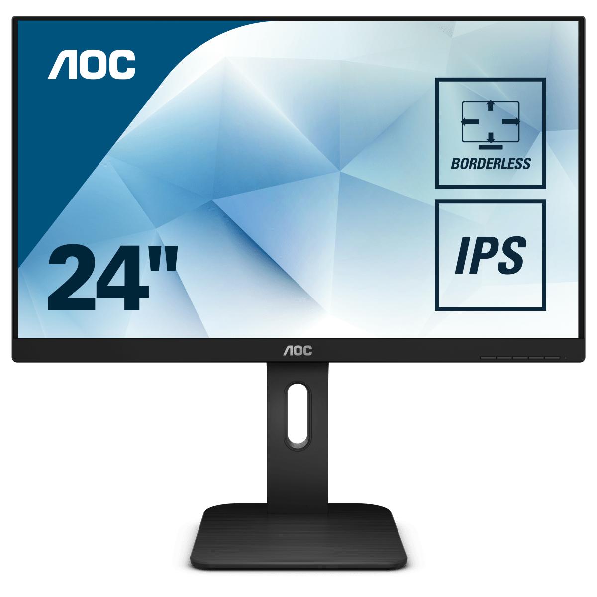 Monitor Aoc 24" X24P1 IPS FHD Colunas Hdmi Vga Dp