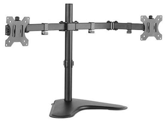 Suporte de Mesa c/ Base p/ 2 Monitores 13 ~ 32 - CROMAD