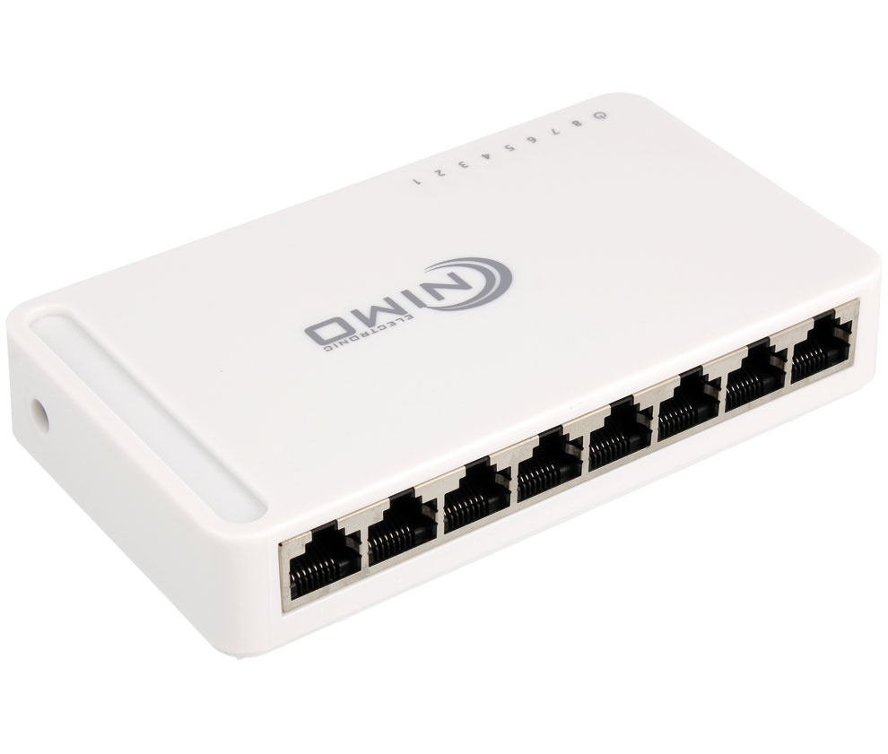 Switch Gigabit 8P 100/1000Mbps - 