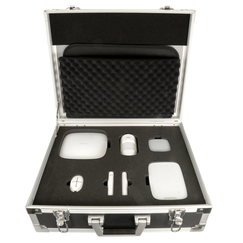 Estojo Kit Alarme Profissional AJ-DEMOCASE-W (Branco) - 