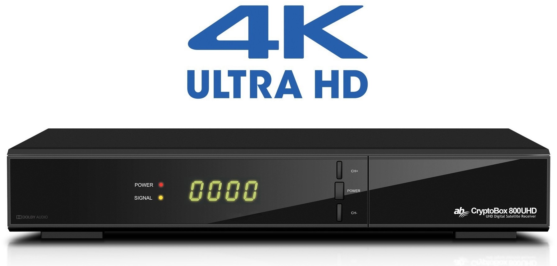 Receptor Sat?lite DVB-S2X UltraHD 4K H265 HEVC - CRYPTOBOX 800UHD