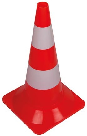 Cone de Sinalização em PVC (50cm) - PEREL