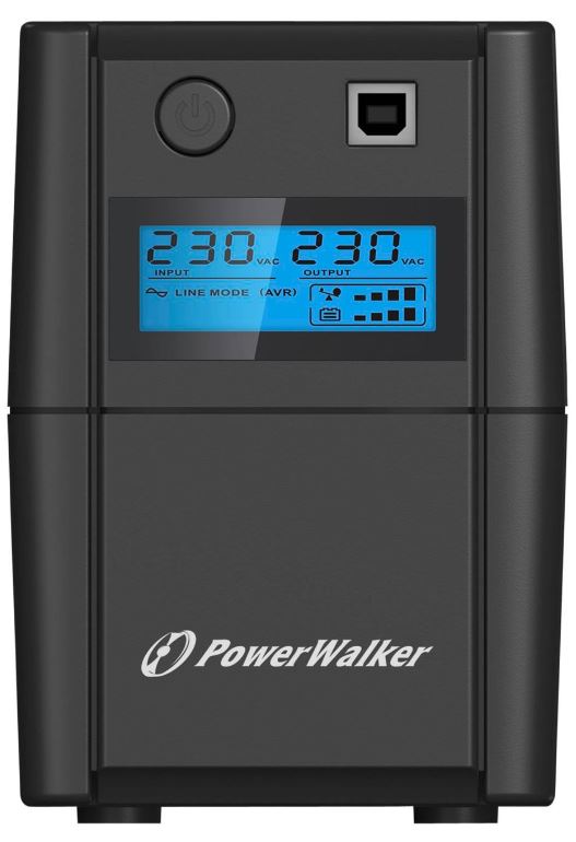UPS VI SHL IEC USV 850VA/480W - POWERWALKER