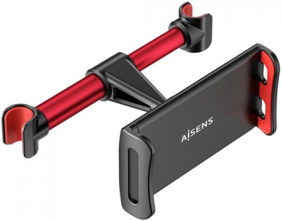 Suporte de Carro p/ Smartphone/Tablet (Preto/Vermelho) - AISENS