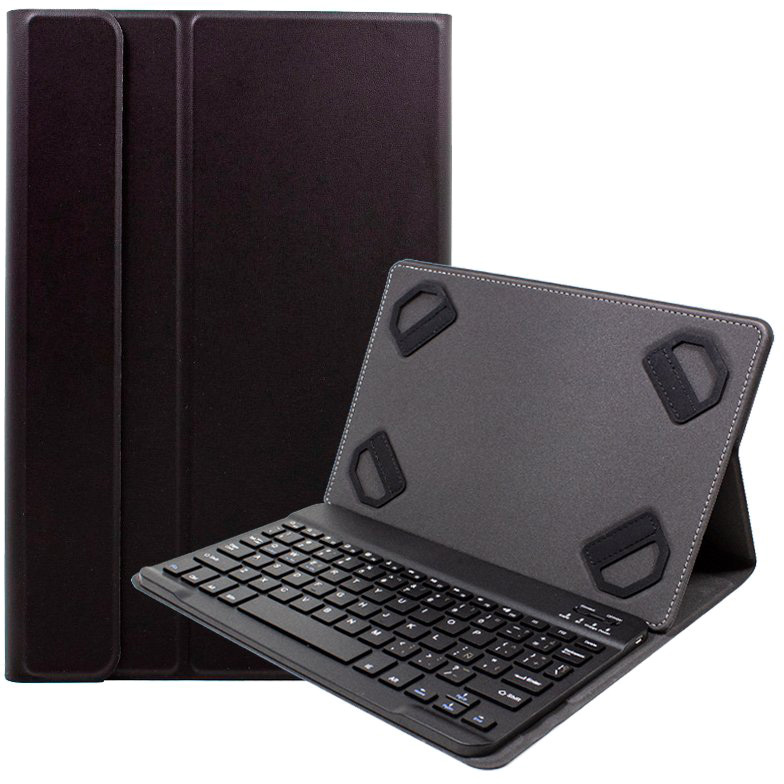 Capa Ebook/Tablet 10.2 c/ Teclado Bluetooth (Espanhol) Couro (Preto) - COOL