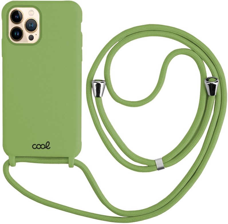 Capa iPhone 13 Pro Max c/ Cabo (Verde Pistacho) - COOL