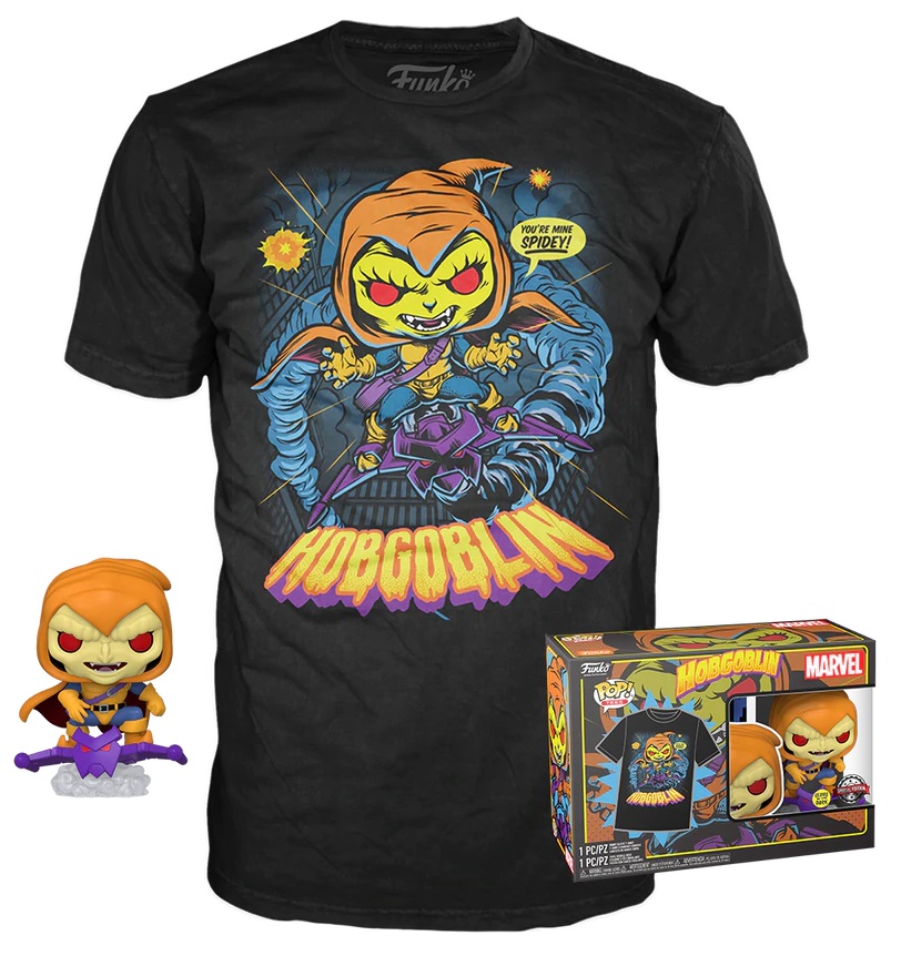 Figura Pop! Hobgoblin (Spiderman) c/ Camisola Tamanho XL - FUNKO