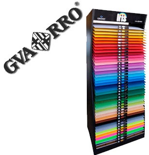 Expositor Guarro Metalico Vazio 42 Prateleiras p/ Iris 50X65 cm 185 Grs Medidas 75X57X200 cm