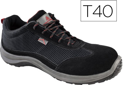 Sapatos De Seguranca Deltaplus De Pele Preto Formato 40 - DELTAPLUS
