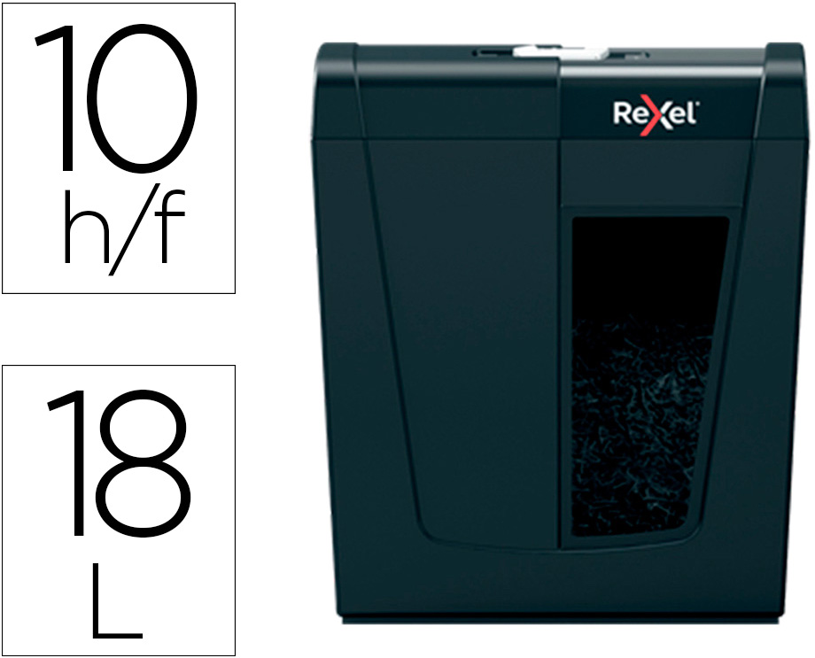 Destruidora De Documentos Secure X10 Eu Capacidade 10 Folhas - REXEL