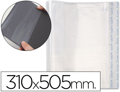 Bolsas Protetoras Para Encadernacao Adesivas Em Polipropileno Transparente 310X505Mm - SADIPAL