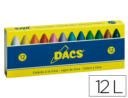 Lapis Cera Dacs Com 12 Lapis - DACS
