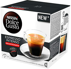 Pack 16x Cápsulas Café Expresso Intenso Descafeinado Dolce Gusto