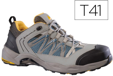 Sapato Desportivo Deltaplus Com Biqueira Composite Cor Laranja Cinza Formato 41 - DELTAPLUS