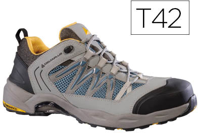 Sapato Desportivo Deltaplus Com Biqueira Composite Cor Laranja Cinza Formato 42 - DELTAPLUS