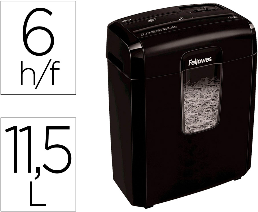 Destruidora De Documentos Lx - 25M Capacidade 6F Seguranca P4 Cesto 11,5L - FELLOWES