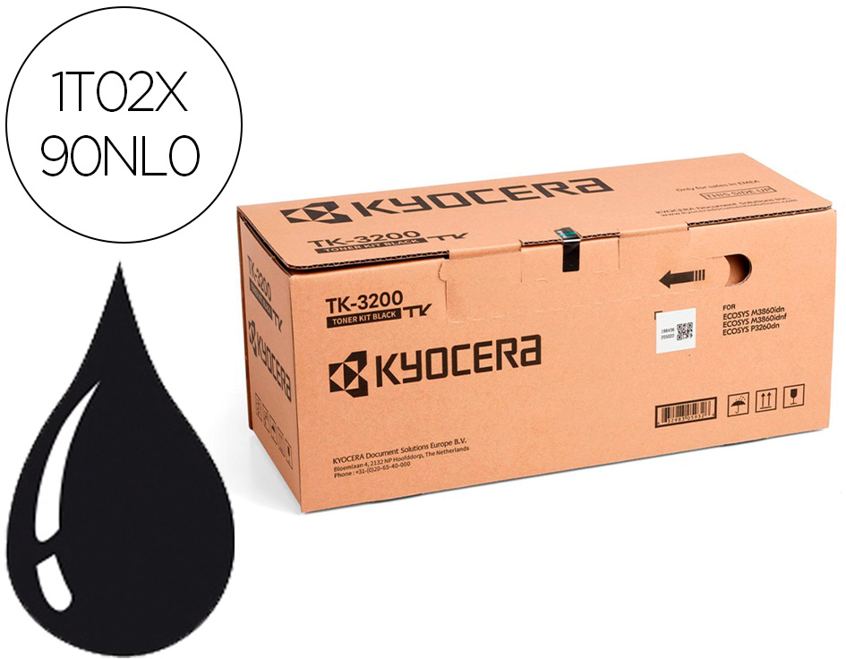 Toner TK - 3200 Ecosys P3260DN (Preto) - KYOCERA