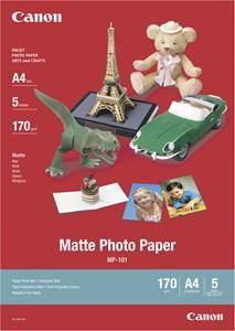 Papel Fotográfico Mate (5 Folhas) - CANON