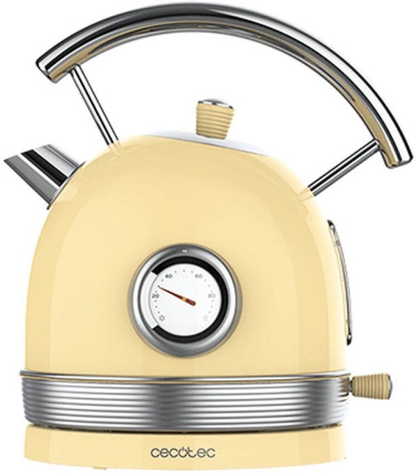 Chaleira Thermosense 420 Vintage 1.8L 2200W (Amarelo) - CECOTEC