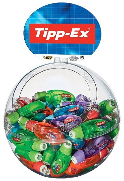 Expositor 60x Corretor Tipp - Ex Micro Tape Twist 6Mx12mm