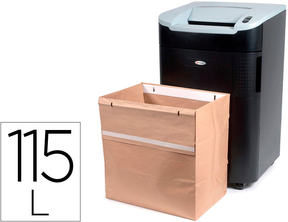 Bolsa De Residuos Rexel Reciclavel Para Destruidoras Gama Rl Capacidade 115 L Pack De 50 Unidades 33