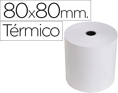 Rolo De Calculadora Termico 80 Mm X 80 Mm 55 G/M2 - EXACOMPTA