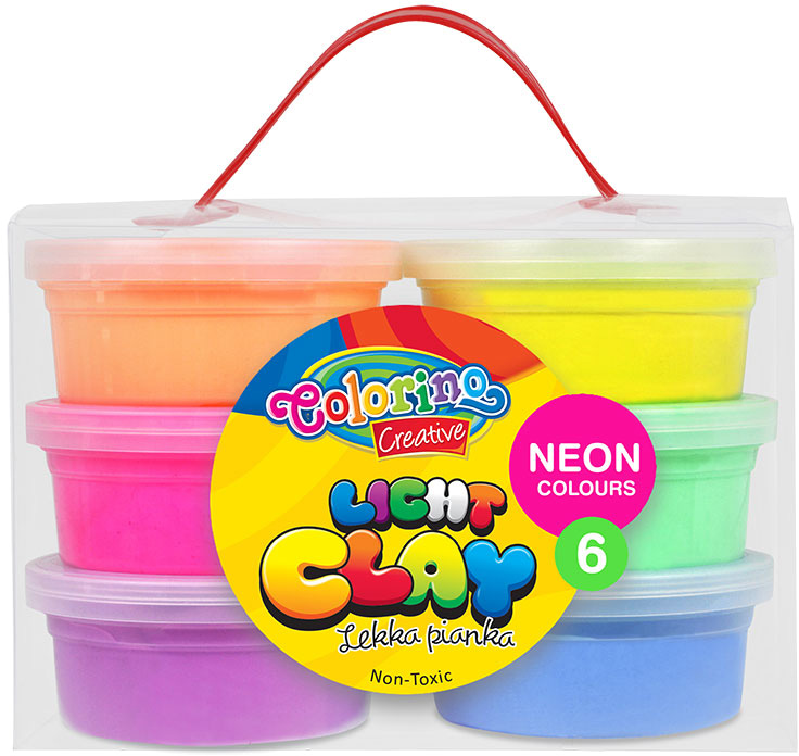 Conjunto Barro Neon 6 Cores - COLORINO