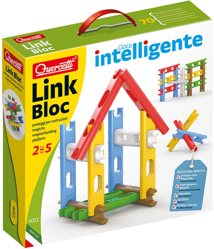 Jogo Barras Coloridas Construção 12 pcs - QUERCETTI
