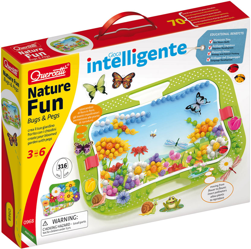 Jogo Natureza Insetos 320 pcs - QUERCETTI