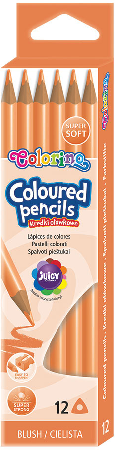 Pack 12 Lápis Cor Colorino Areia - COLORINO
