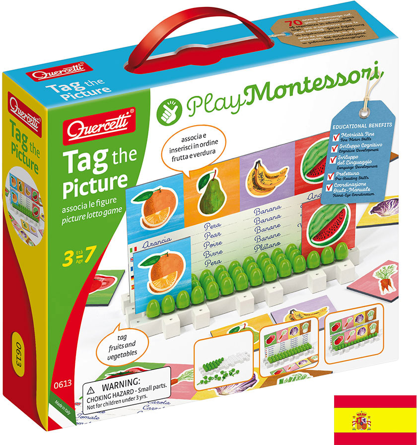 Play Montessori Tag The Picture - QUERCETTI