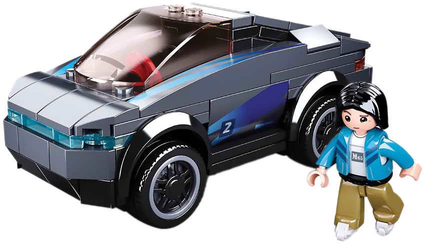 Town Electric Car 136 Pcs - SLUBAN