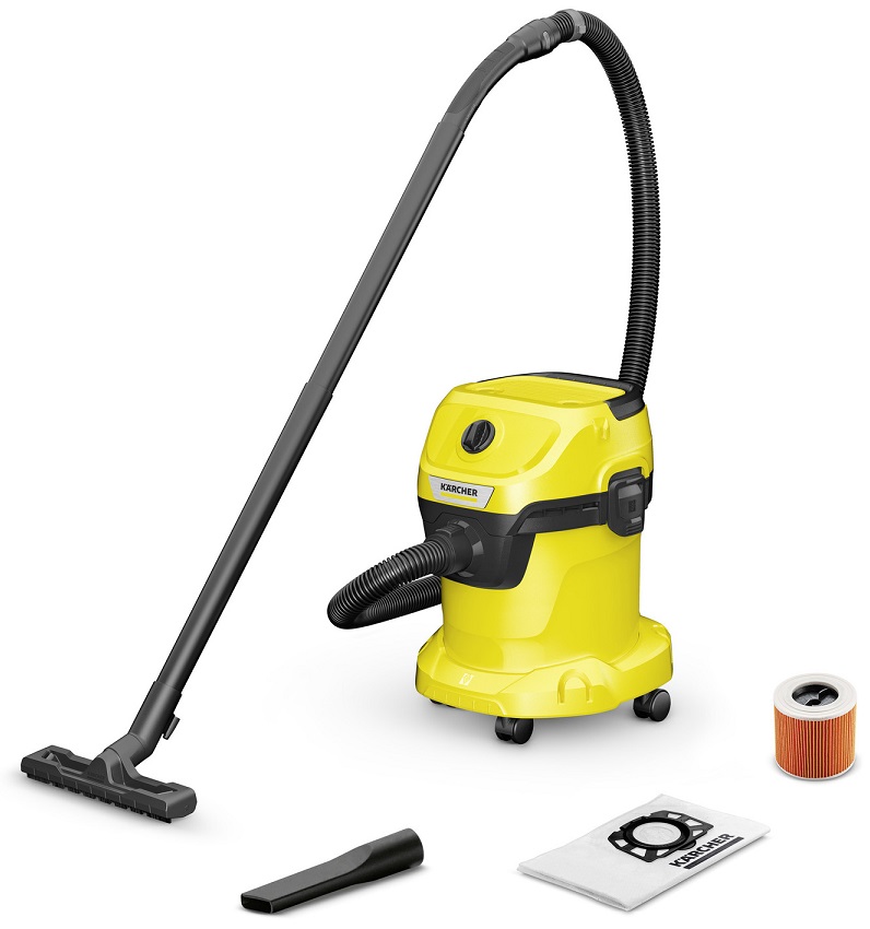 Aspirador 1000W Pó/Líquidos 15L - WD3 - KARCHER